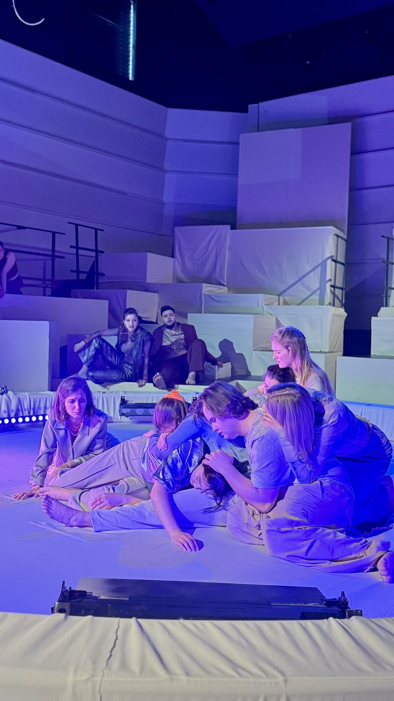 Dido and Aeneas - rehearsal picture
