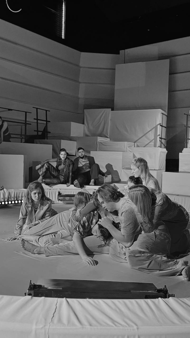 Dido and Aeneas - rehearsal picture
