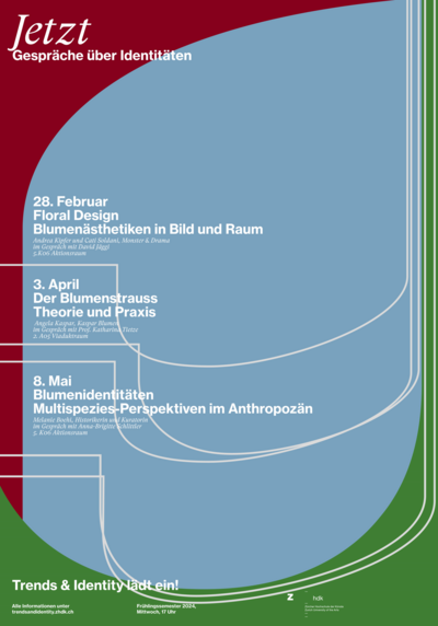 Der Major Trends & Identity lädt ein zur öffentlichen Veranstaltungsreihe «Jetzt – Gespräche über Identitäten».  © ZHdK.