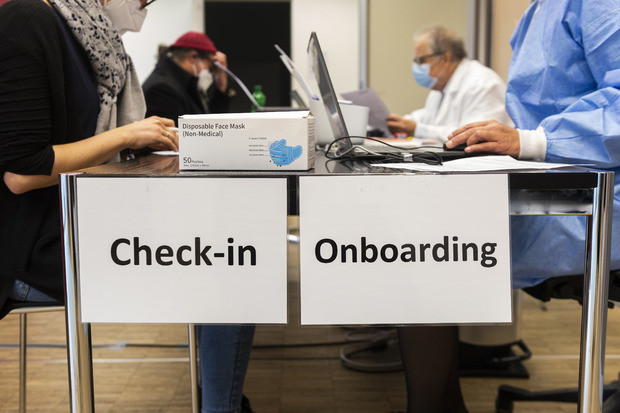 Test- und Impfzentrum im Toni-Areal