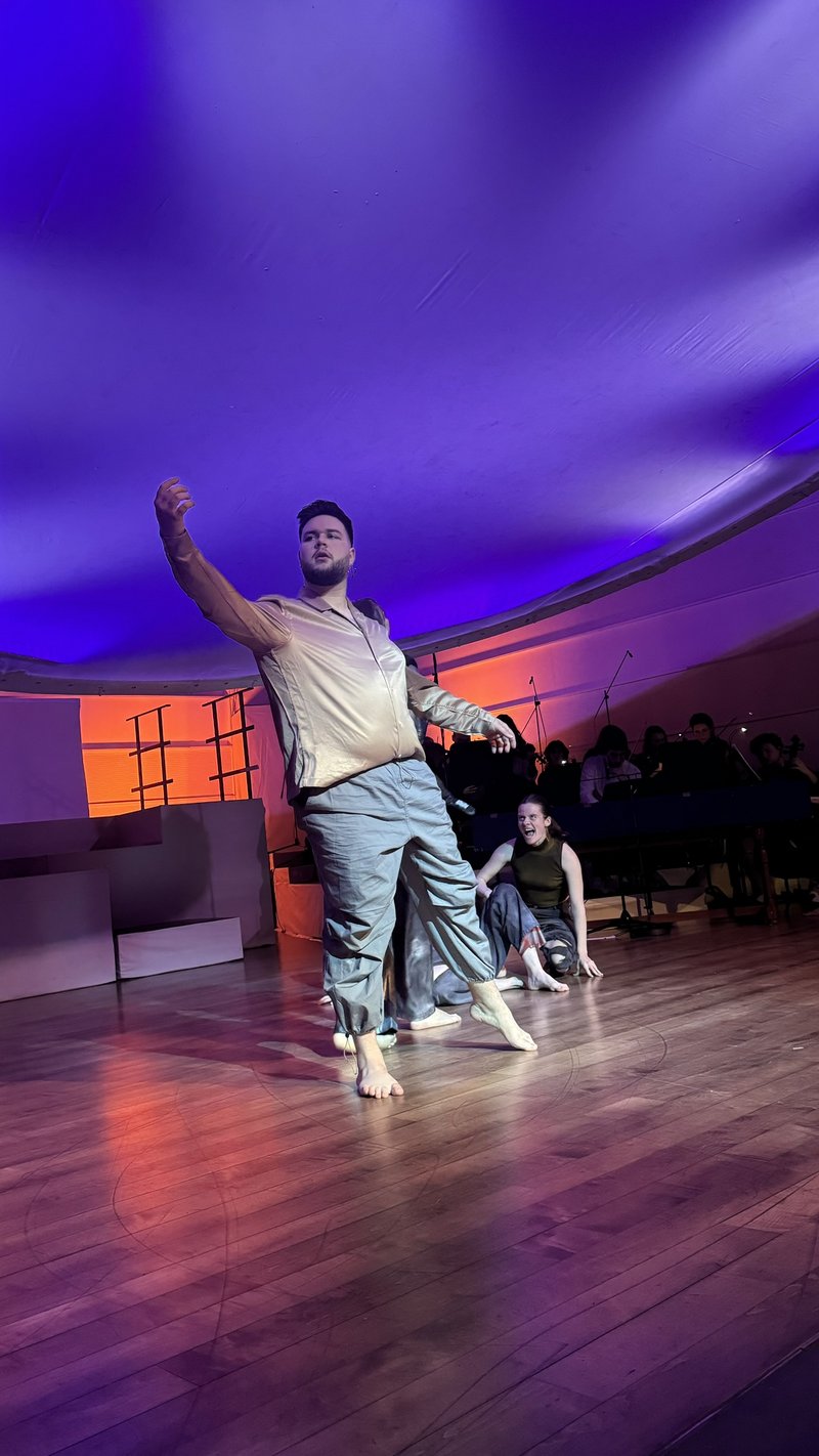 Dido and Aeneas - rehearsal picture