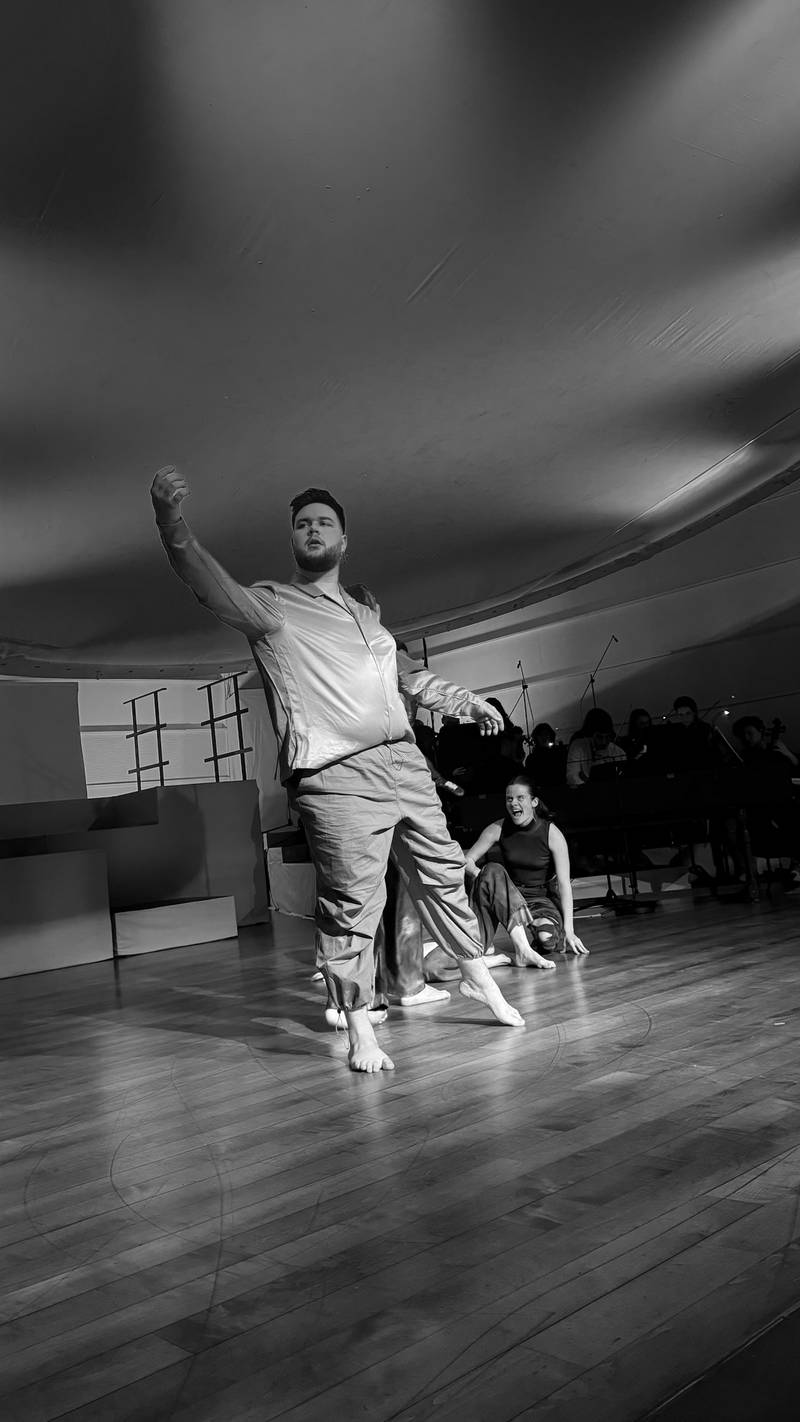 Dido and Aeneas - rehearsal picture