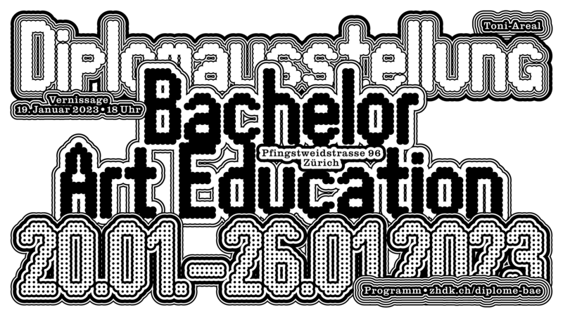 Diplomausstellung Bachelor Art Education 2023