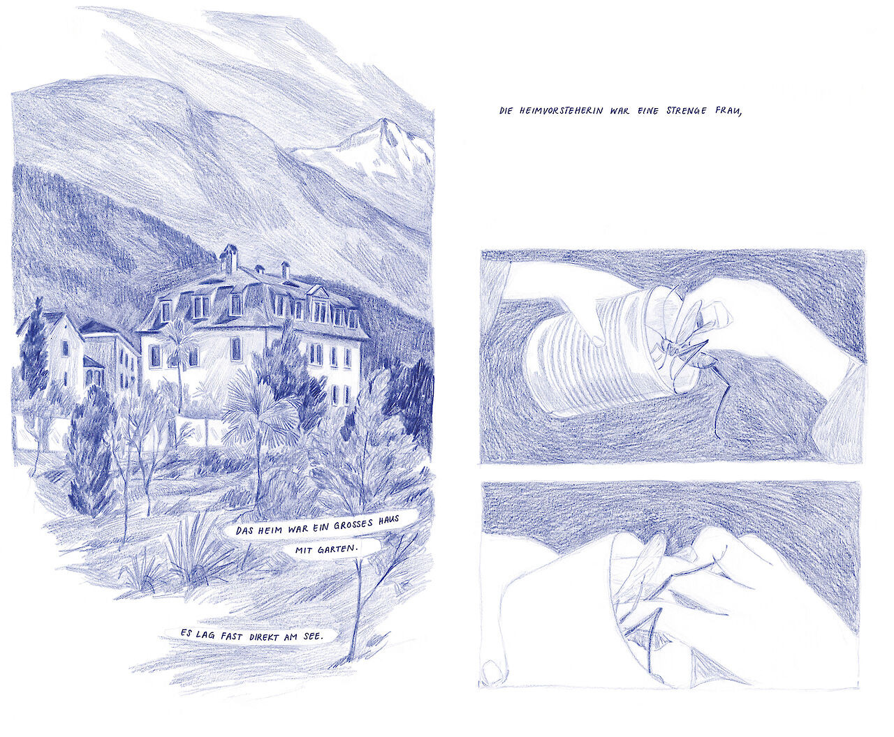 Auszug aus «Dazwischen die Einsamkeit». © Simone Stolz.