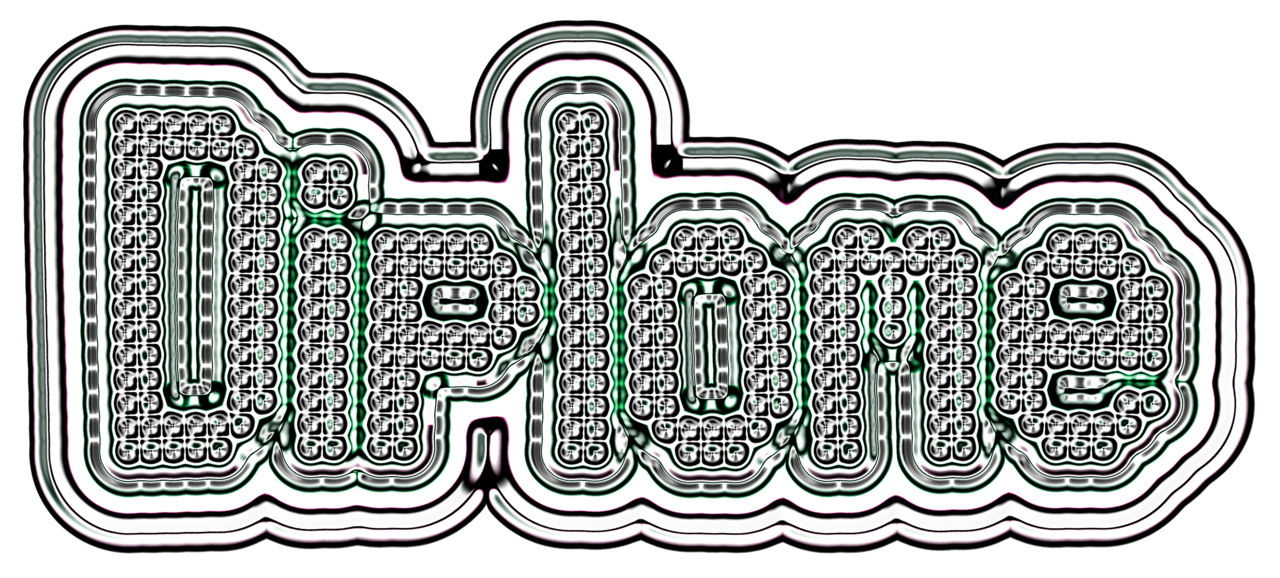 Schriftzug Diplome im 2026-Look