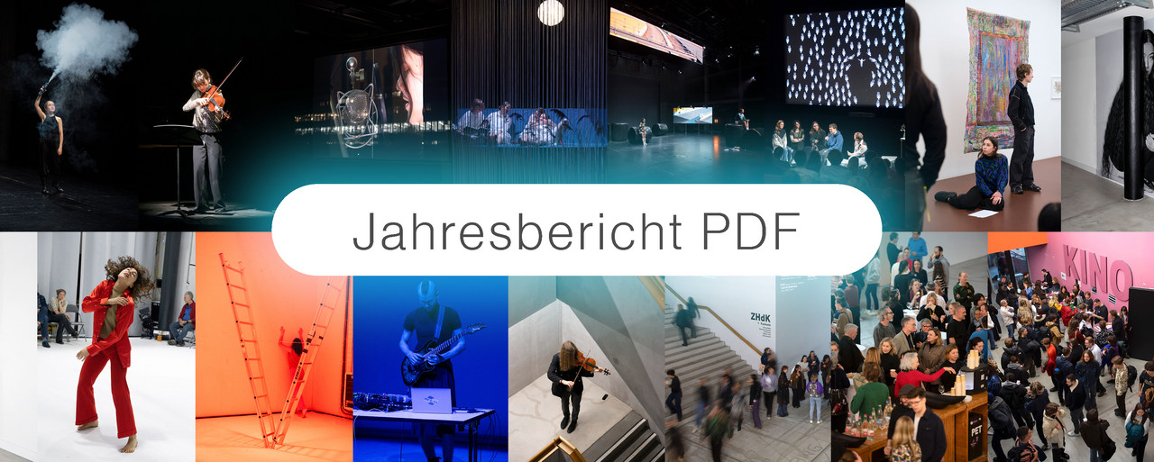 Klicken, um den ZHdK-Jahresbericht 2024 als PDF herunterzuladen