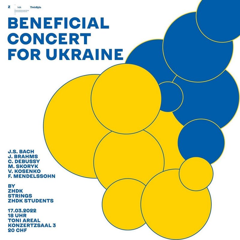 Abbildung: Plakat zur Ukraine-Benefizveranstaltung