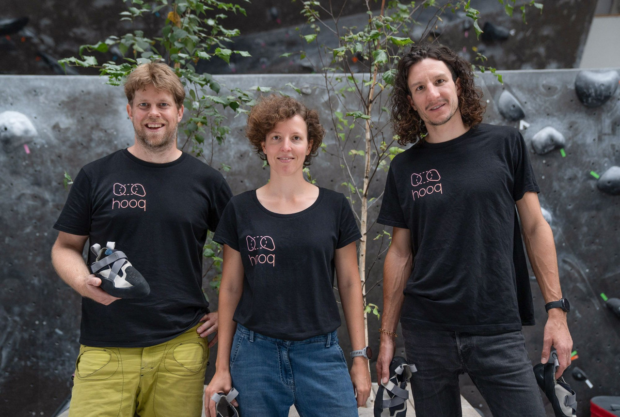 The “hooq” team: Beat Müller the siblings Livia and Janick Zumofen.