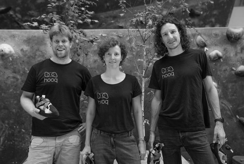 The “hooq” team: Beat Müller the siblings Livia and Janick Zumofen.