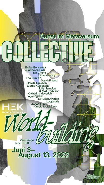 Die Ausstellung «Collective Worldbuilding - Kunst im Metaversum» im HEK, Basel. © HEK.