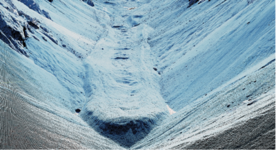 Blockgletscher Punktwolken-Modelldarstellung, Schweizerischer Nationalpark SNP, S. Imfeld