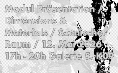 Modul Präsentation - Dimensions & Materials