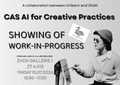 CAS AI for Creative Practices CAS AI for Creative Practices