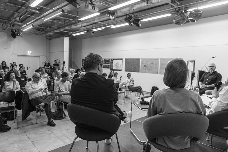 CEF 24 – Discussion Panel – Simon Grand, Gabriela Devaud, Rodrigo Esmela, Photo: Johannes Dietschi, © ZCCE