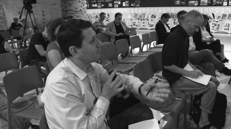 French writer, researcher and journalist Frédéric Martel reacting to an input on global culture