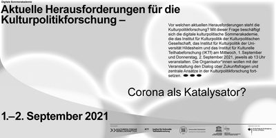 01.09.2021: Panel Participation, Current Challenges of National Cultural Statistics