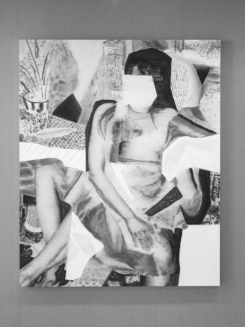 SOFT INTERRUPTIONS 2025 Öl auf Leinwand 160 × 131 cm