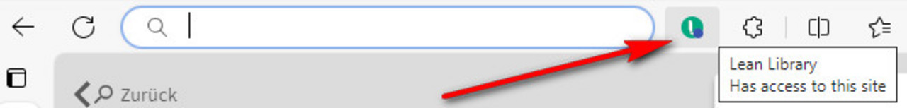 Lean Library Toolbar