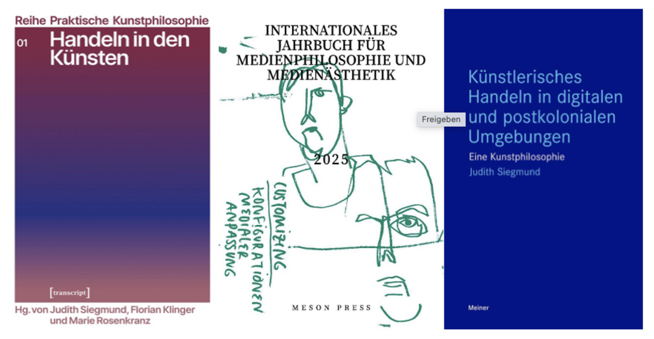 Collage von Buchcovern