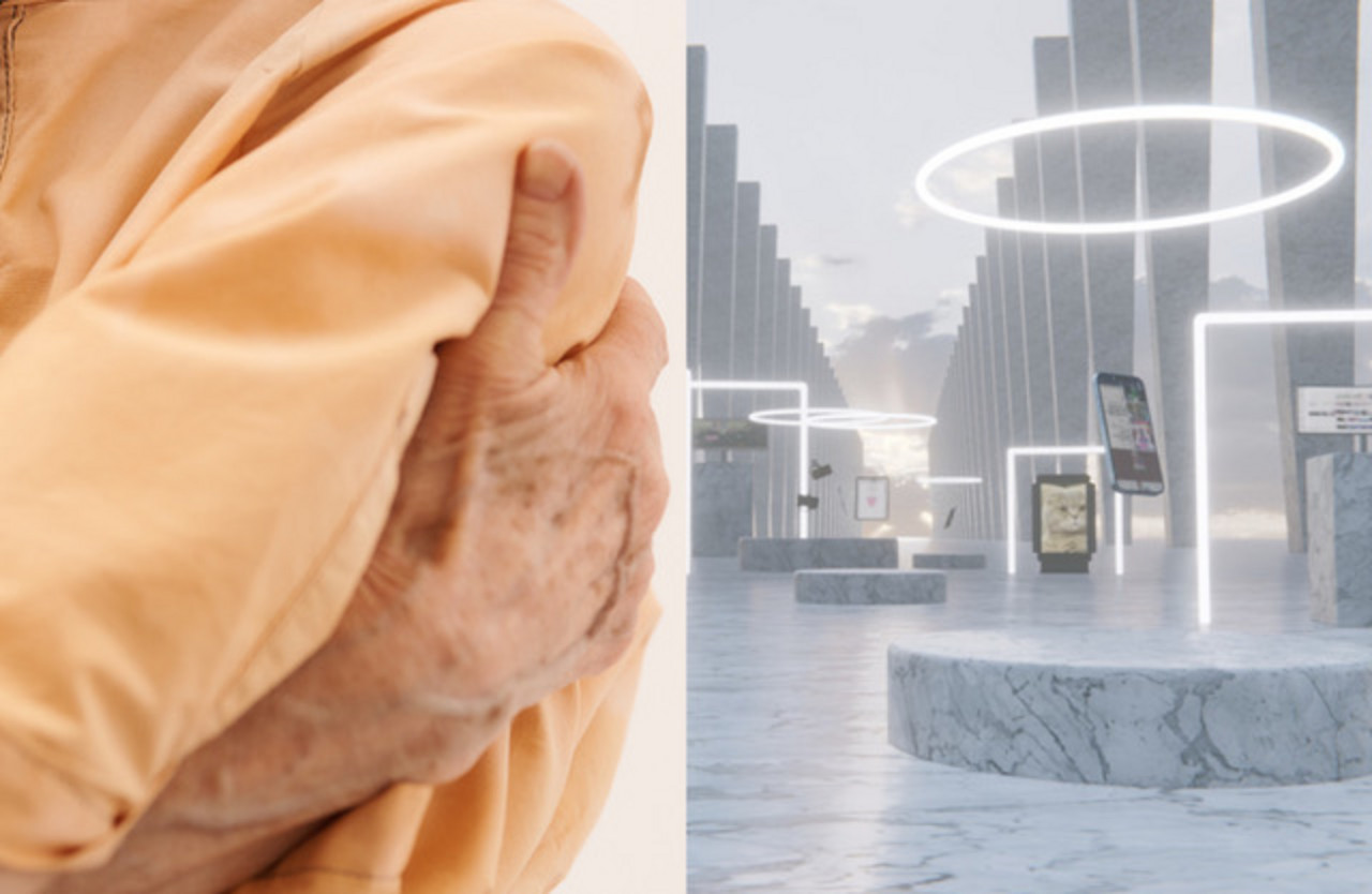 Left: Copyright finally. with Mina Monsef / Right: Poster SGKM annual conference 2022, by Cast / Audio Visual Media