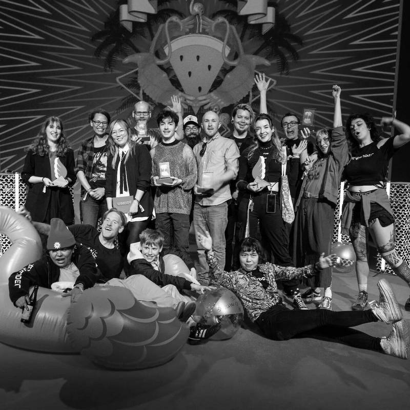 Die Gewinner:innen des disjährigen A MAZE Awards.