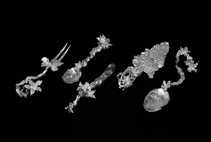 Das Diplomprojekt «opulence silverware» aus dem Bachelor Major Trends & Identity.