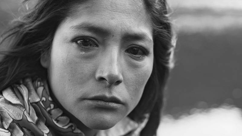 Filmstill aus «Rebelión de la Memoria». Zu sehen ist die peruanische Schauspielerin Magaly Solier.