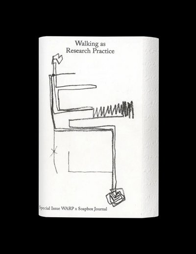 «Walking as Research Practice» designed by  Jana Sofie Liebe won the Goldene Letter at the «Best Book Design from all over the World» competition. © Soapbox.