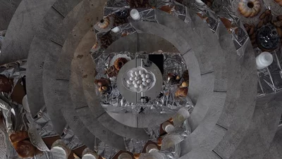 Teil der Installation «Chaos Cuisine». Foto: Bamna Dadashzadeh. © ZHdK.