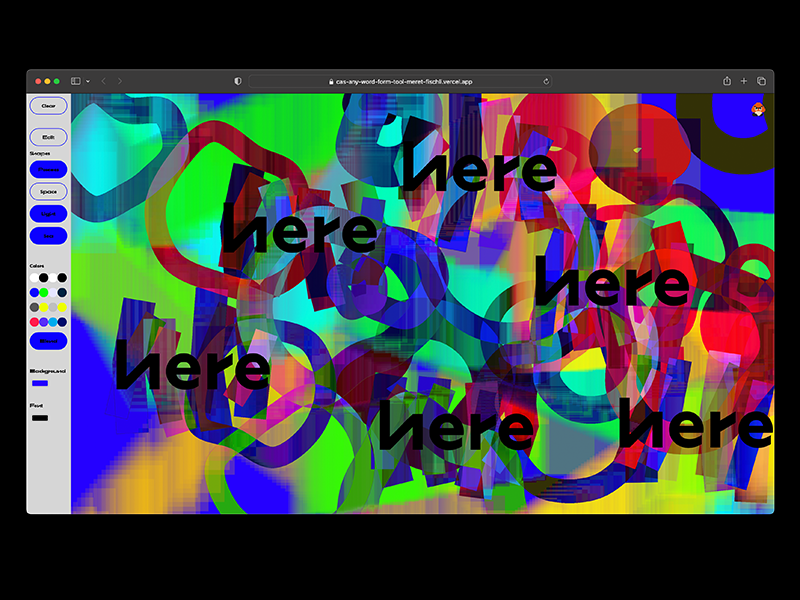 CAS Coding for the Arts 2023