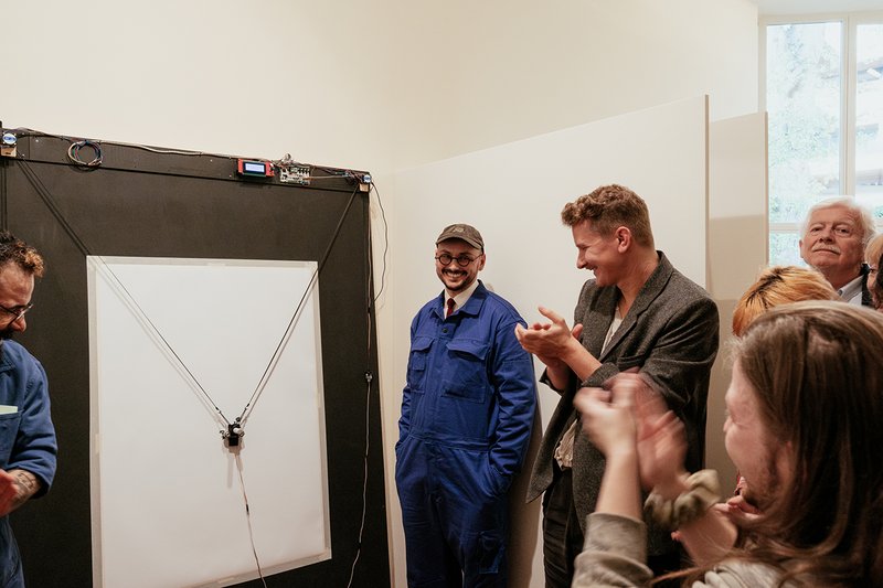 Opening NEWKAMMER II: Present Positions, Atelier Righini-Fries, Zurich, April 2026. Image © Gabriel Bienz