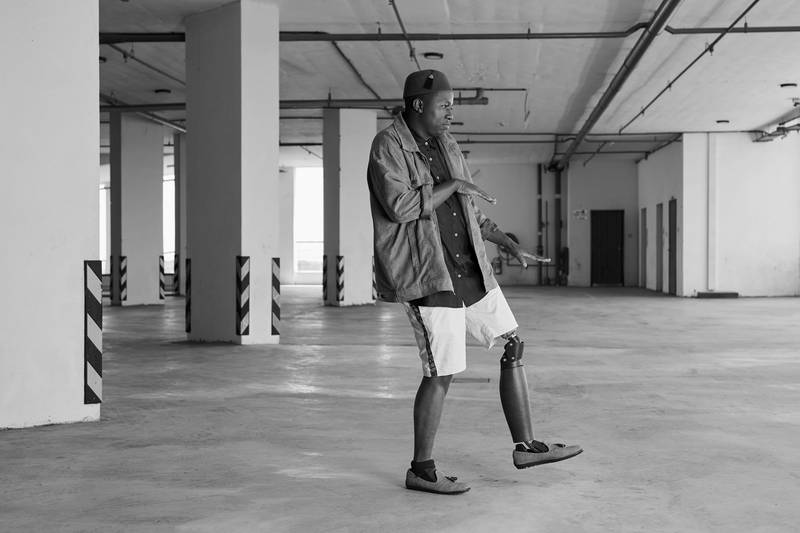 Circleg Ambassador Samson Mutuku. Credits: Lucca Leandro Barbery