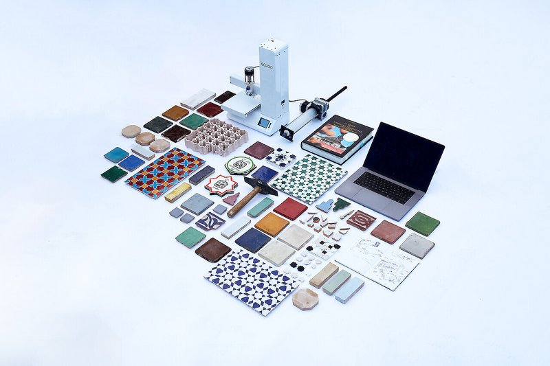 The diploma project «Digital Zellij» from the Master's Major in Interaction Design. 