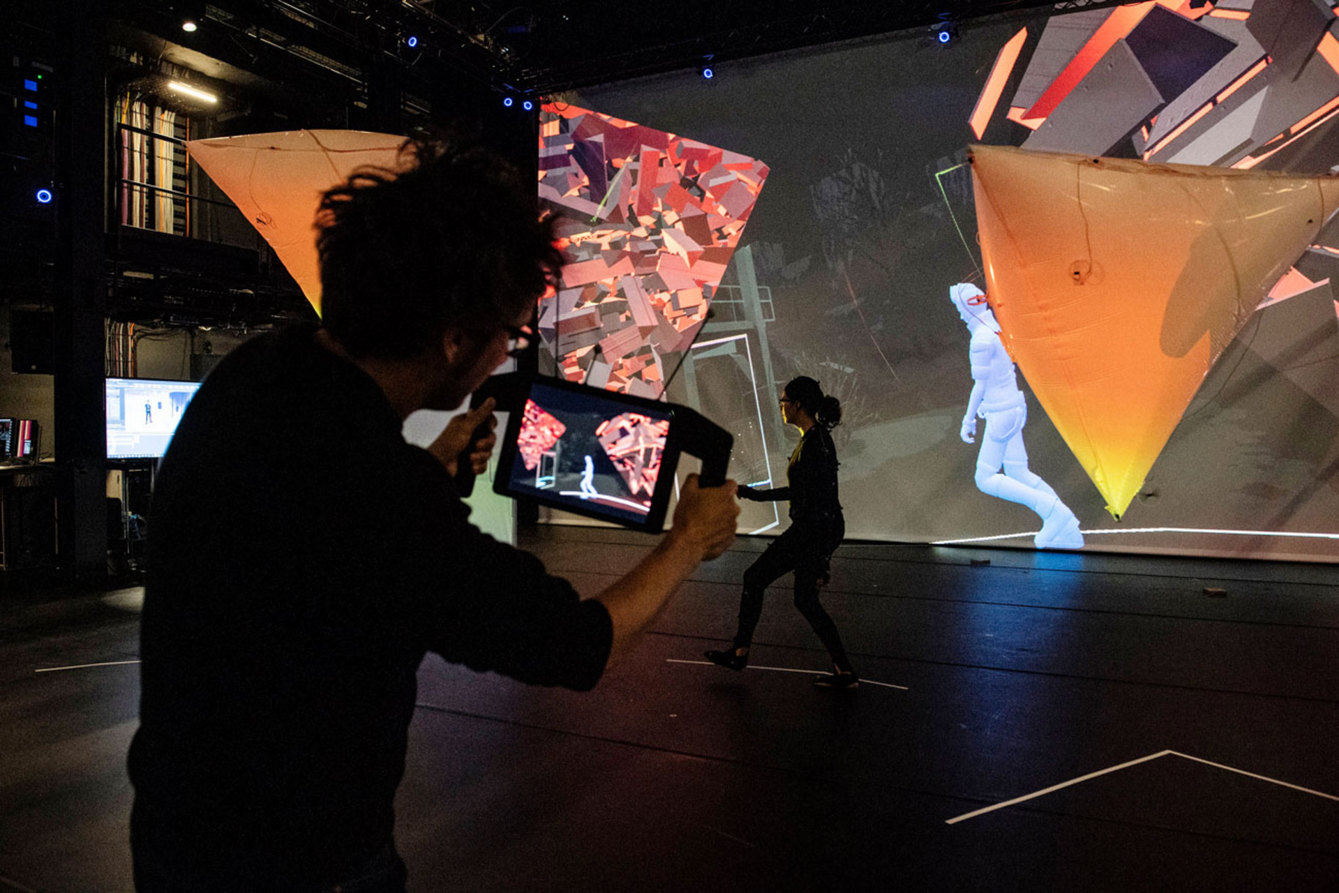 Bild: Szene einer interaktiven Ausstellung