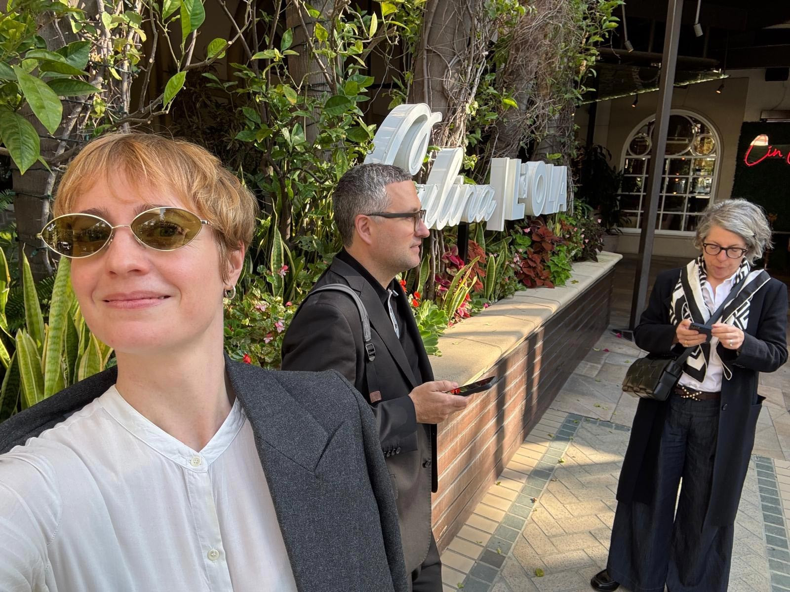 Kurze Pause: Leonie Benesch, Reto Schaerli und Petra Volpe