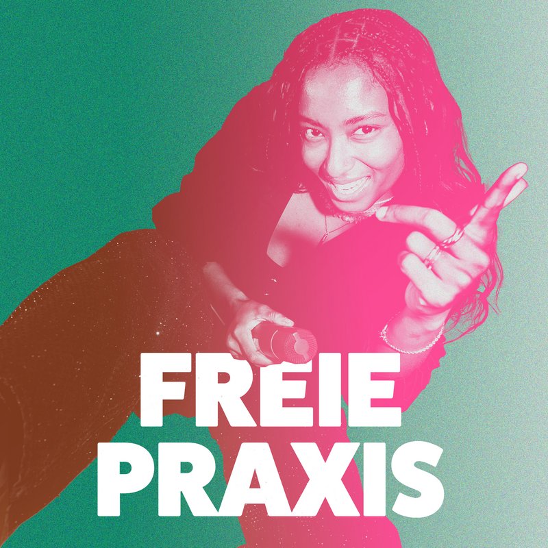 Frau auf Bild