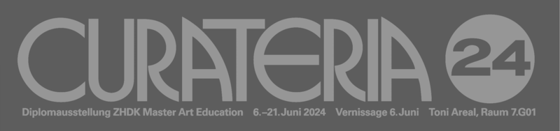 Banner für Curateria Festival