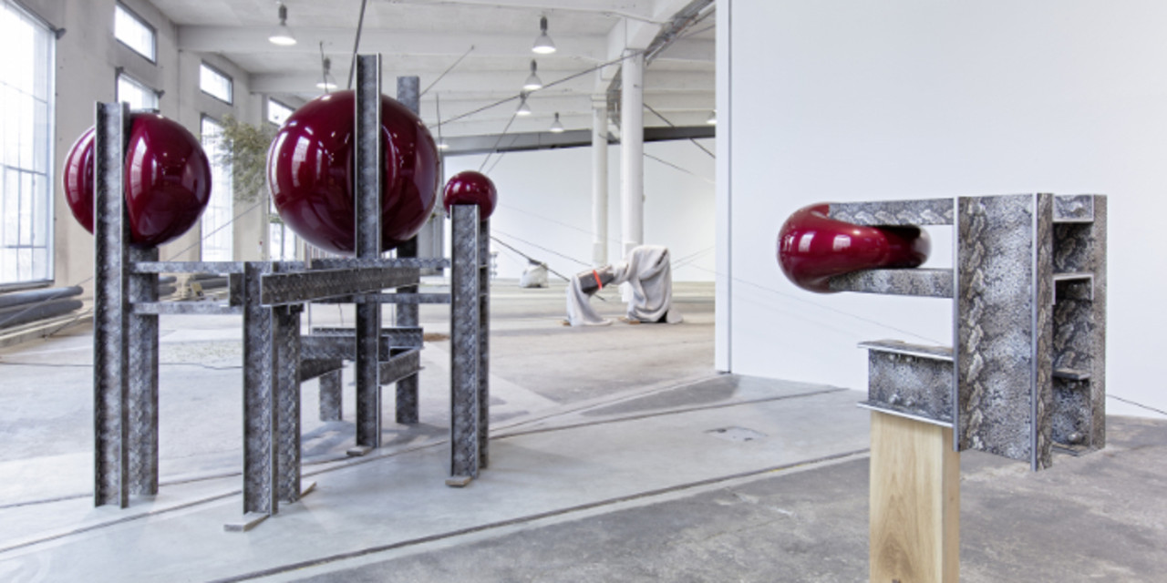 Exhibition Siobhan Hapaska, installation view, Lokremise St Gallen, 2020. Photo: Stefan Rohner