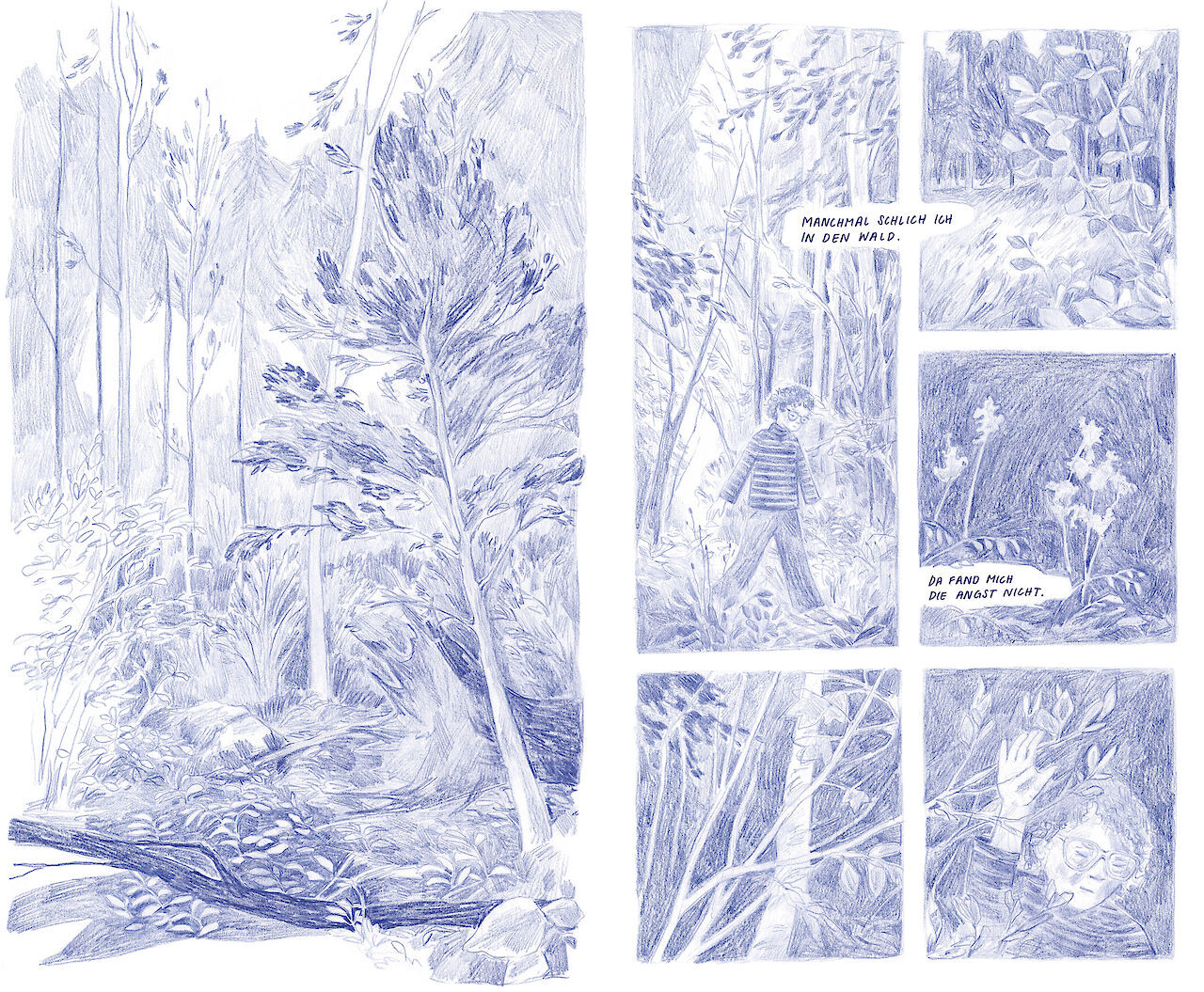 Auszug aus «Dazwischen die Einsamkeit». © Simone Stolz.