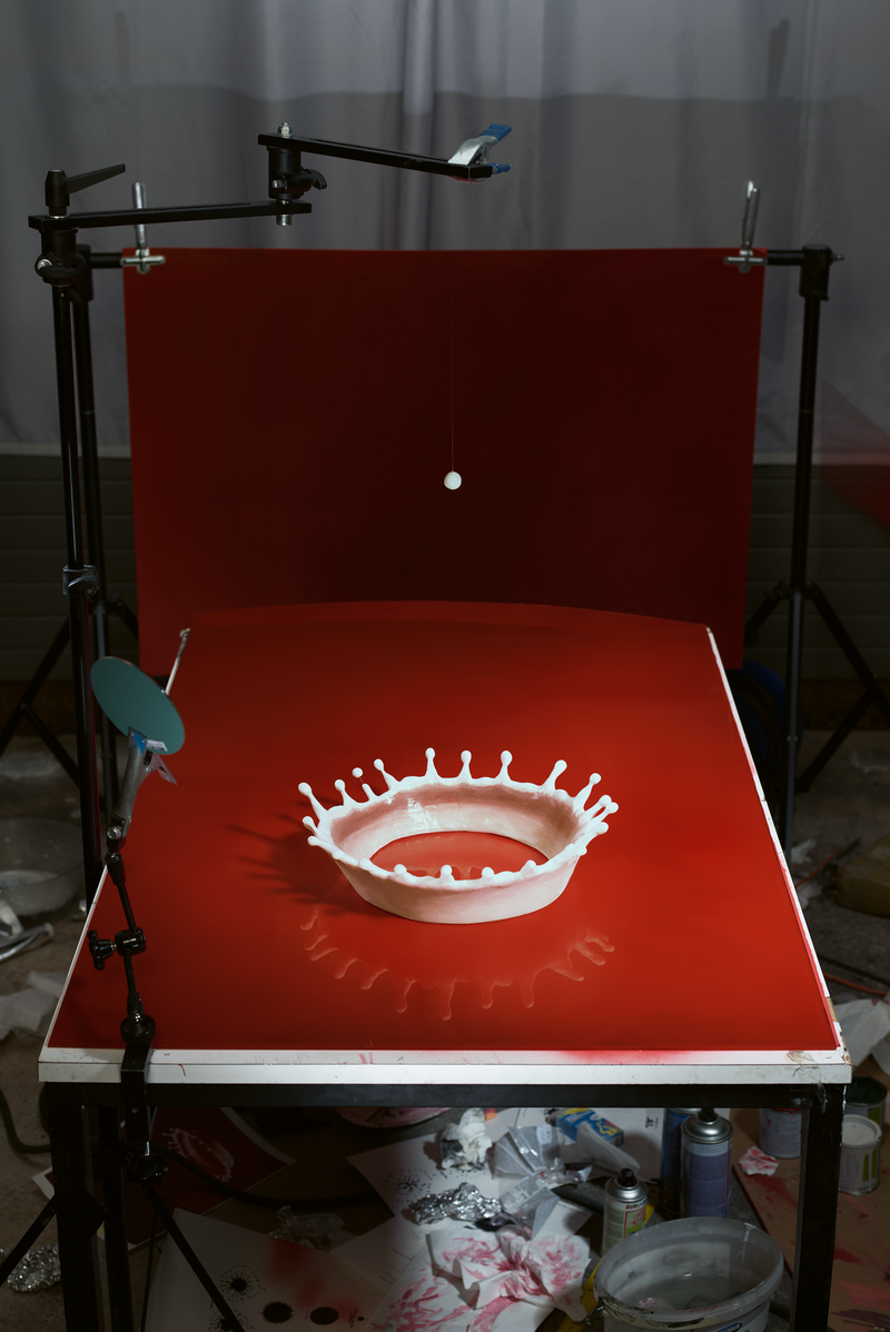 Making of ‘Milk Drop Coronet’ (by Harold Edgerton, 1957), 2016. © Jojakim Cortis and Adrian Sonderegger, 2018