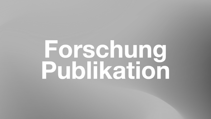 Forschung Publikation