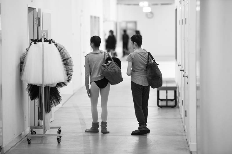 Photo: tAZ students in the tAZ corridors