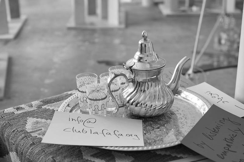 “COMPOST – Composting Knowledge”, Ausstellungs- und Veranstaltungsprojekt, 2022, Club La Fafa. Foto: Anja Wurm.