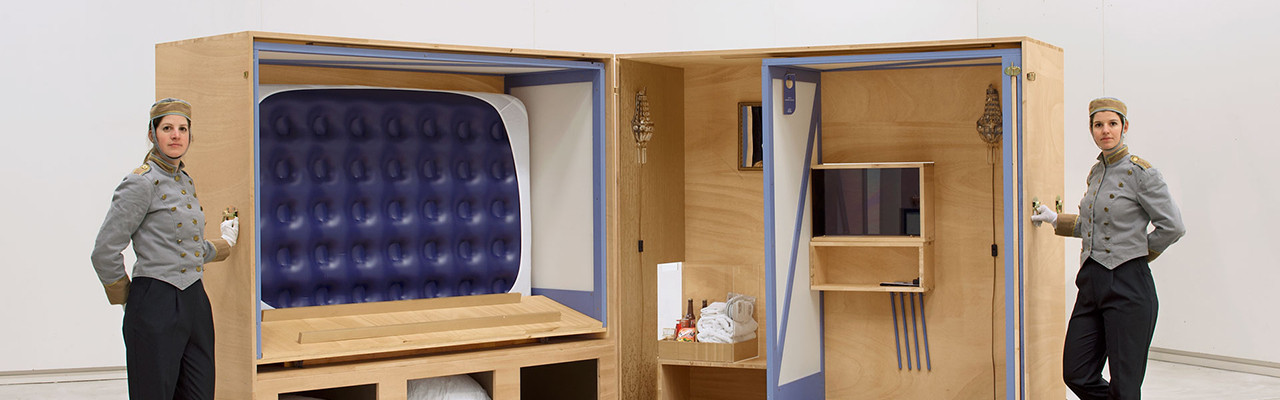 [Translate to English:] Hotel Portable, Bachelor-Projekt im BA Art Education. Foto: Regula Bearth, (C) Hochschulkommunikation ZHdK