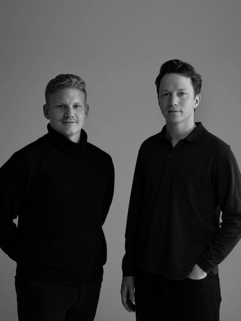 Die Designforscher Laurin Schaffner & Benjamin Josi hinter dem Projekt «3FOLD». 