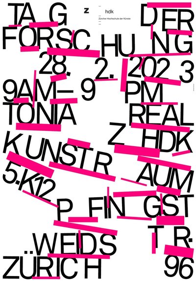 Die ZHdK gibt am «Tag der Forschung» Einblicke in aktuelle Forschungsprojekte. Foto: Viola Zimmermann