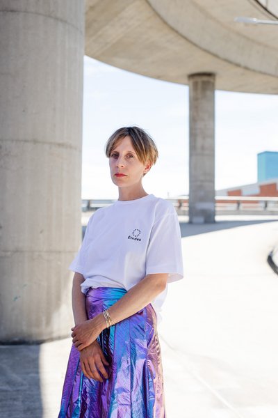 Kuratorin Maike Thies. Das REFRESH ist initiiert vom Departement Design und dem Immersive Arts Space der ZHdK. Foto: Raphael Ammann