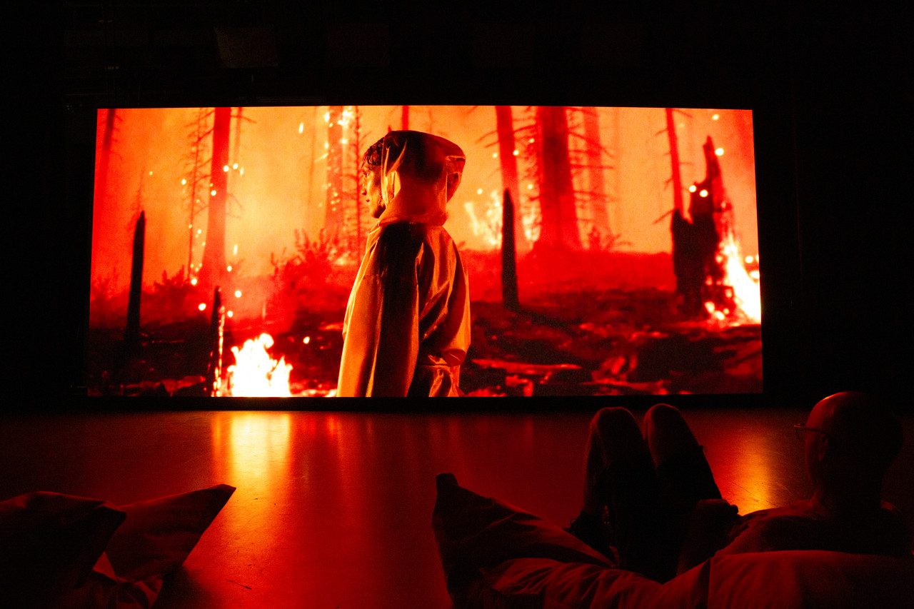 Zangezi - A Film Installation während Zurich Art Weekend Foto: Norbert Kottmann, ZHdK 2025