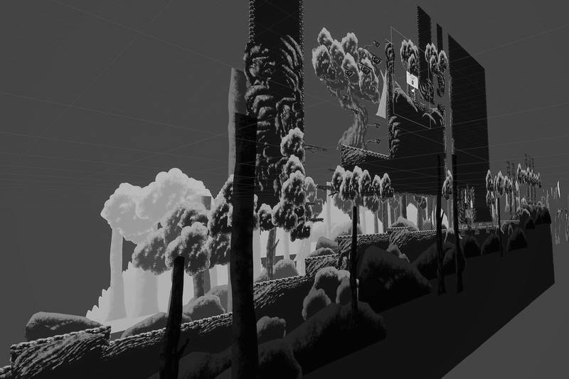 Studienprojekt «Bijou. Atmosphäre und Erkundung im handgezeichneten 2D-Spiel» von Alain Aebersold.