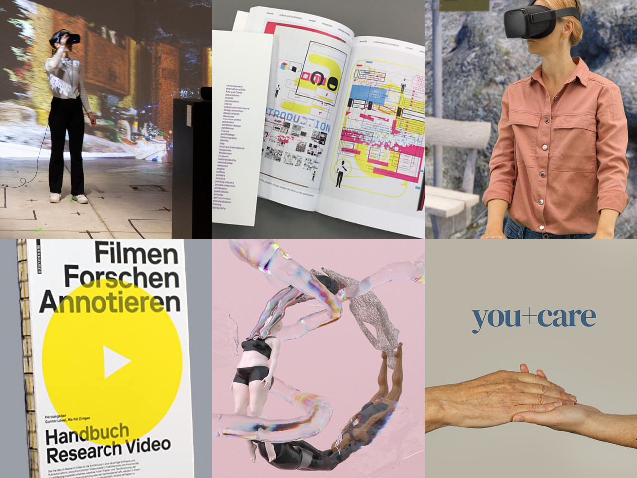 Images of various research projects at the IDE